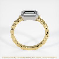 18K White & Yellow Men's Ring Setting Image