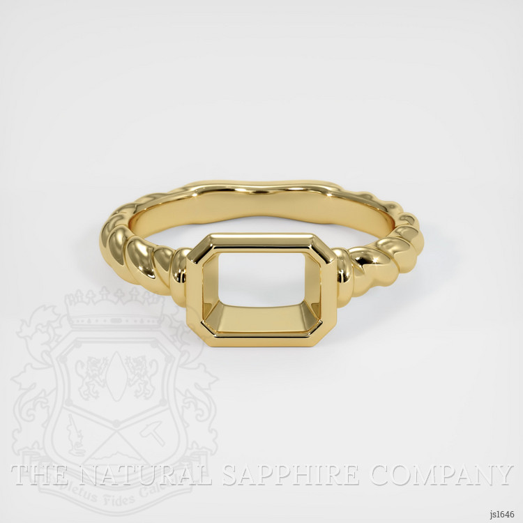 10K Yellow Gold Men's Ring Setting