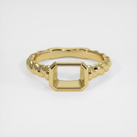 14K Yellow Gold Men's Ring Setting Image