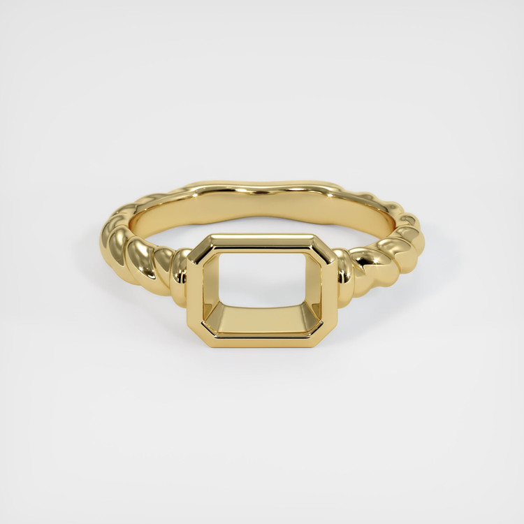 14K Yellow Gold Men's Ring Setting