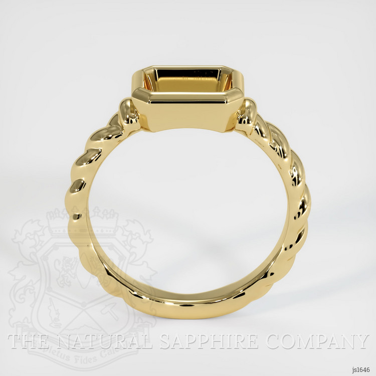 14K Yellow Gold Men's Ring Setting