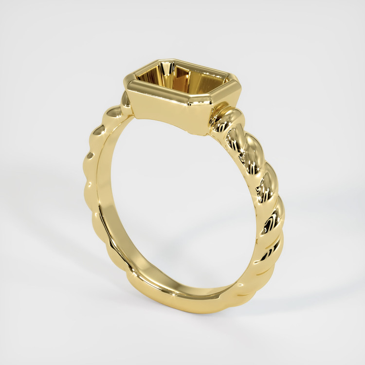 18K Yellow Gold Men's Ring Setting
