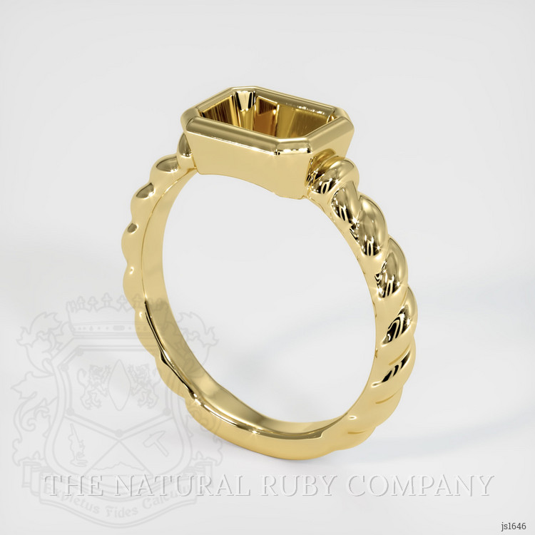 18K Yellow Gold Men's Ring Setting