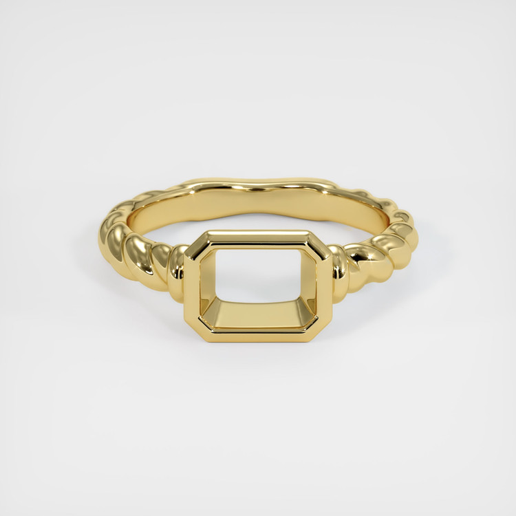 18K Yellow Gold Men's Ring Setting