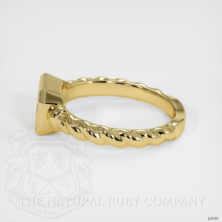 18K Yellow Gold Men's Ring Setting