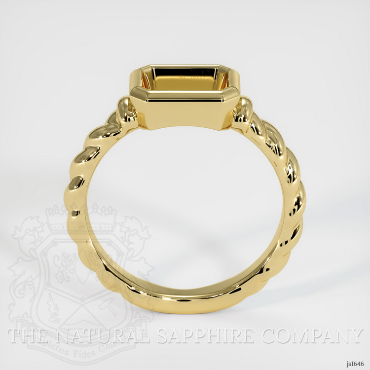 18K Yellow Gold Men's Ring Setting