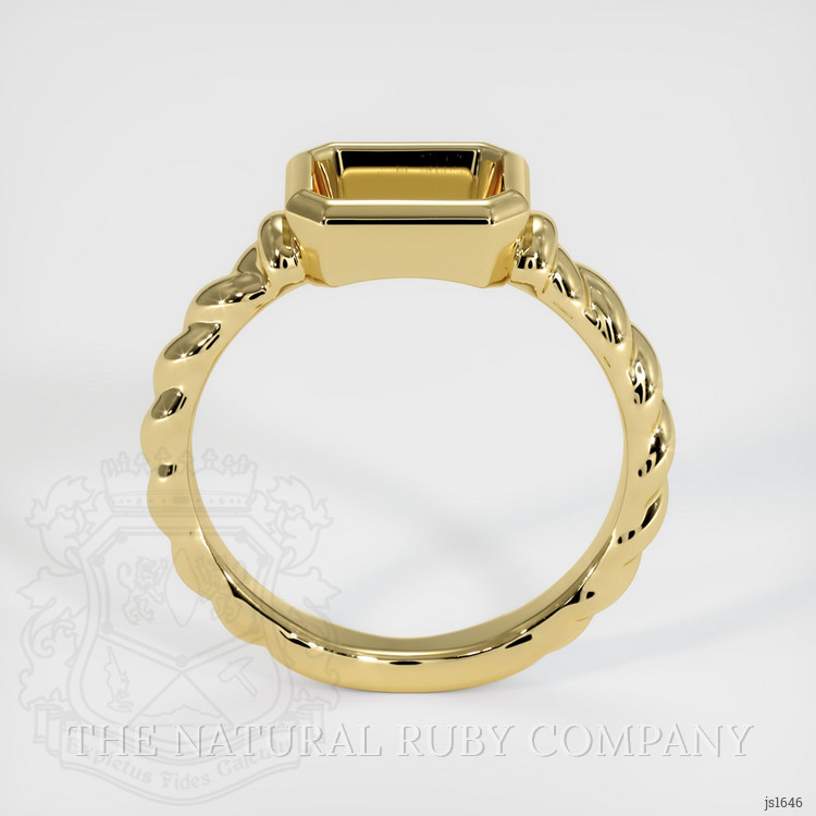 18K Yellow Gold Men's Ring Setting