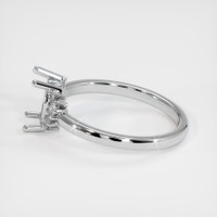 18K White Gold Accent Stones Ring Setting Image