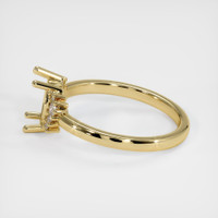 14K Yellow Gold Accent Stones Ring Setting Image