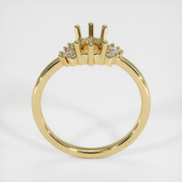 14K Yellow Gold Accent Stones Ring Setting Image