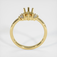 18K Yellow Gold Accent Stones Ring Setting Image