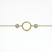 14K Yellow Gold Accent Stones Bracelet Setting Video