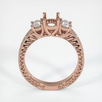 14K Rose Gold Antique Style Ring Setting Image