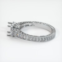 10K White Gold Antique Style Ring Setting Image