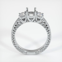 10K White Gold Antique Style Ring Setting Image