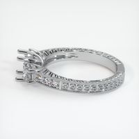 18K White Gold Antique Style Ring Setting Image