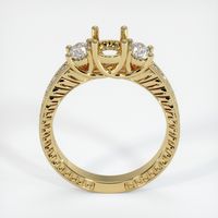 14K Yellow Gold Antique Style Ring Setting Image