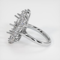 14K White Gold Halo Ring Setting Image