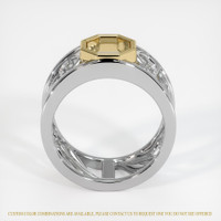 14K Yellow & White Accent Stones Ring Setting Image