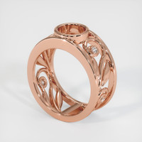 14K Rose Gold Accent Stones Ring Setting Video
