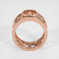 14K Rose Gold Accent Stones Ring Setting Image