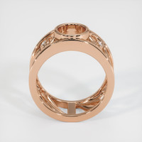 18K Rose Gold Accent Stones Ring Setting Image