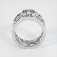 14K White Gold Accent Stones Ring Setting Image
