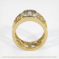 14K White & Yellow Accent Stones Ring Setting Image