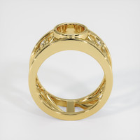 18K Yellow Gold Accent Stones Ring Setting Image