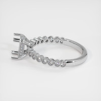 10K White Gold Antique Style Ring Setting Image