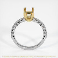 14K Yellow & White Antique Style Ring Setting Image