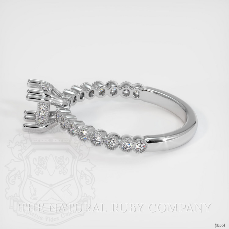 Platinum 950 Antique Style Ring Setting