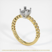 14K White & Yellow Antique Style Ring Setting Video