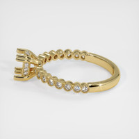 10K Yellow Gold Antique Style Ring Setting Image
