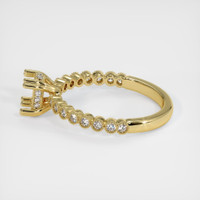 18K Yellow Gold Antique Style Ring Setting Image