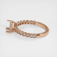18K Rose Gold Antique Style Ring Setting Image