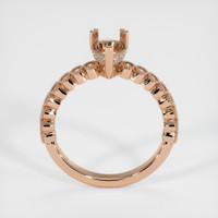 18K Rose Gold Antique Style Ring Setting Image