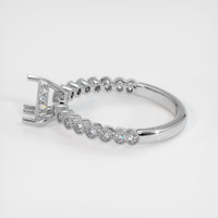18K White Gold Antique Style Ring Setting Image