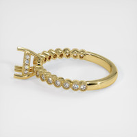 18K Yellow Gold Antique Style Ring Setting Image