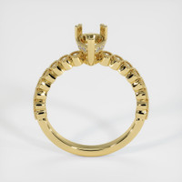 18K Yellow Gold Antique Style Ring Setting Image