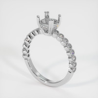Platinum 950 Antique Style Ring Setting Video