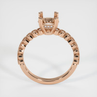 18K Rose Gold Antique Style Ring Setting Image