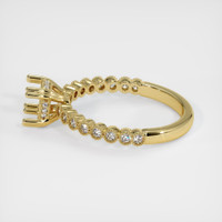 18K Yellow Gold Antique Style Ring Setting Image