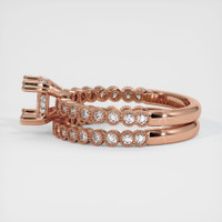 14K Rose Gold Antique Style Ring Setting Image