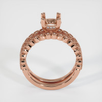 14K Rose Gold Antique Style Ring Setting Image