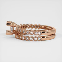 18K Rose Gold Antique Style Ring Setting Image