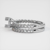 10K White Gold Antique Style Ring Setting Image
