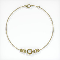 14K Yellow Gold Bezel Bracelet Setting Image