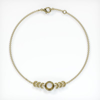 18K Yellow Gold Bezel Bracelet Setting Image