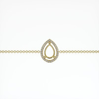 14K Yellow Gold Pave Bracelet Setting Video